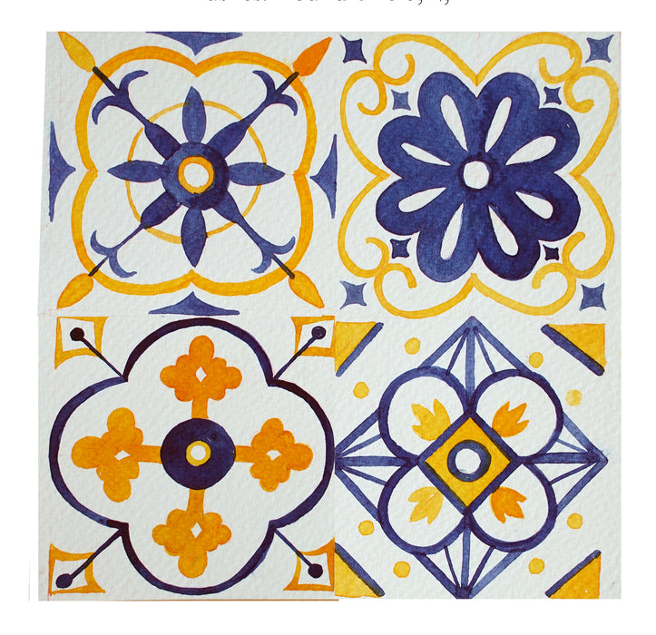 (PAINT WITH US) Printable: Moroccan Tiles