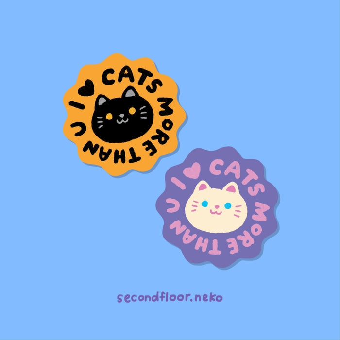 secondfloor.neko Die-Cut Stickers // I Love Cats 2.0