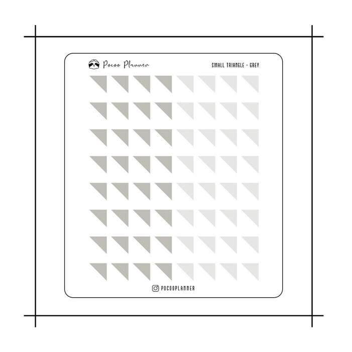 Pocoo Planner Shape Sticker // Triangle