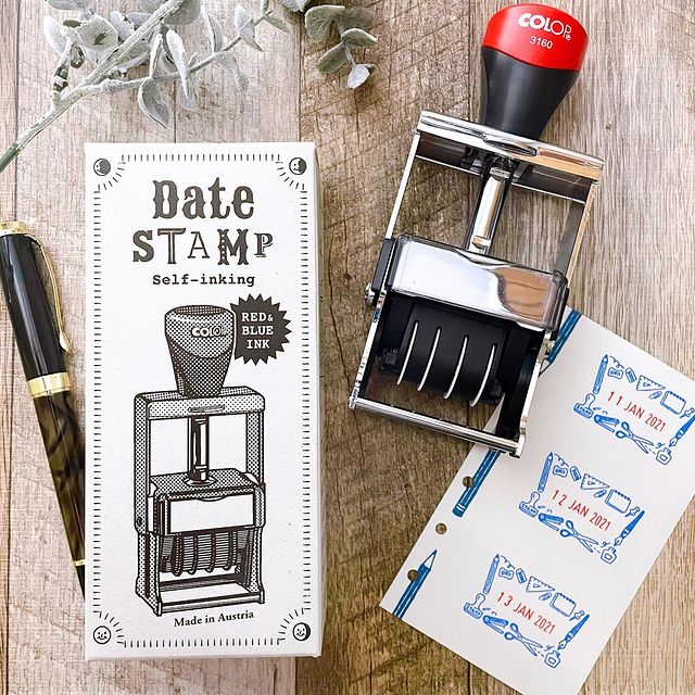 COLOP Self Inking Rotary Date Stamp