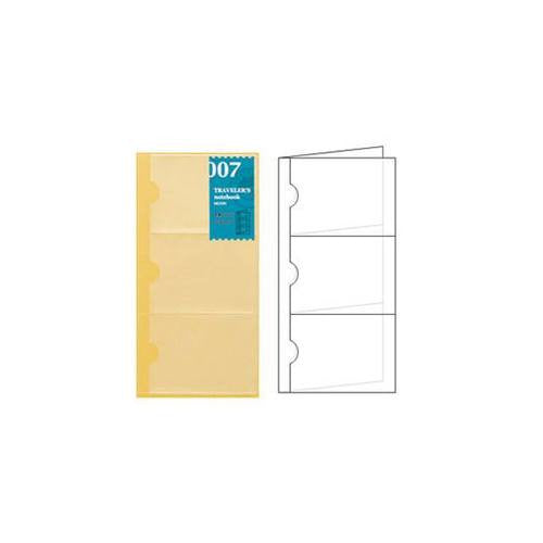TRAVELER'S Notebook 007 Card File Insert // Regular  - Stickerrific