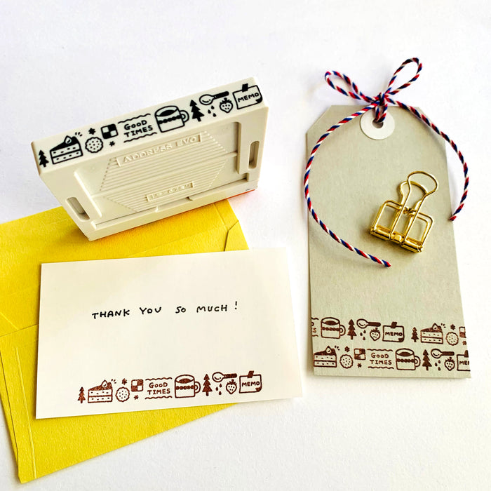 eric small things - Combination Rubber Stamp