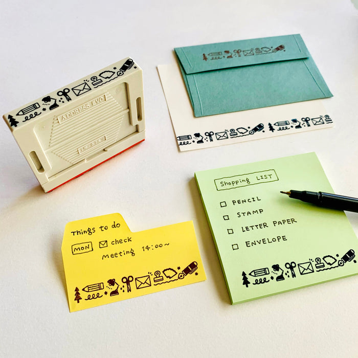 eric small things - Combination Rubber Stamp