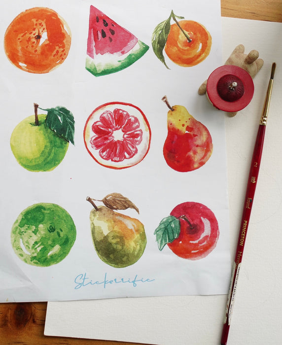 (PAINT WITH US) Printable: Fruits