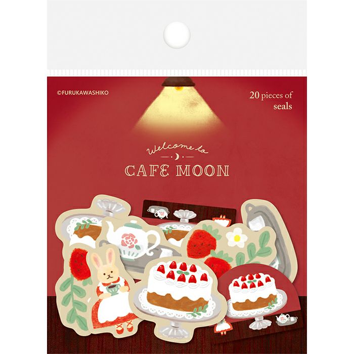 Furukawashiko CAFE MOON Flake Sticker