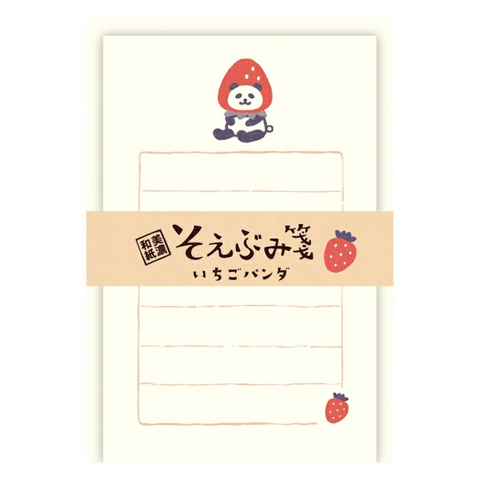 Soebumi-Sen Mini Letter Set // Strawberry Panda