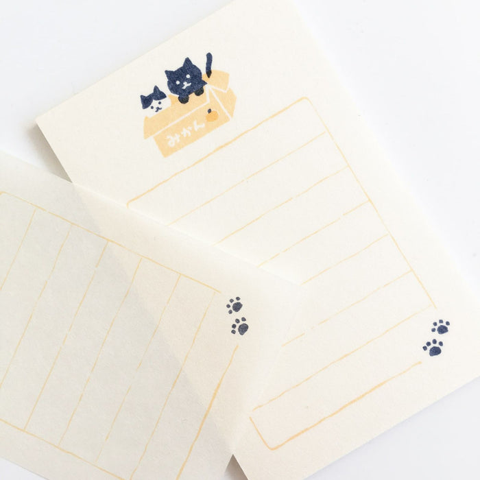 Soebumi-Sen Mini Letter Set // Hyokkori Cat