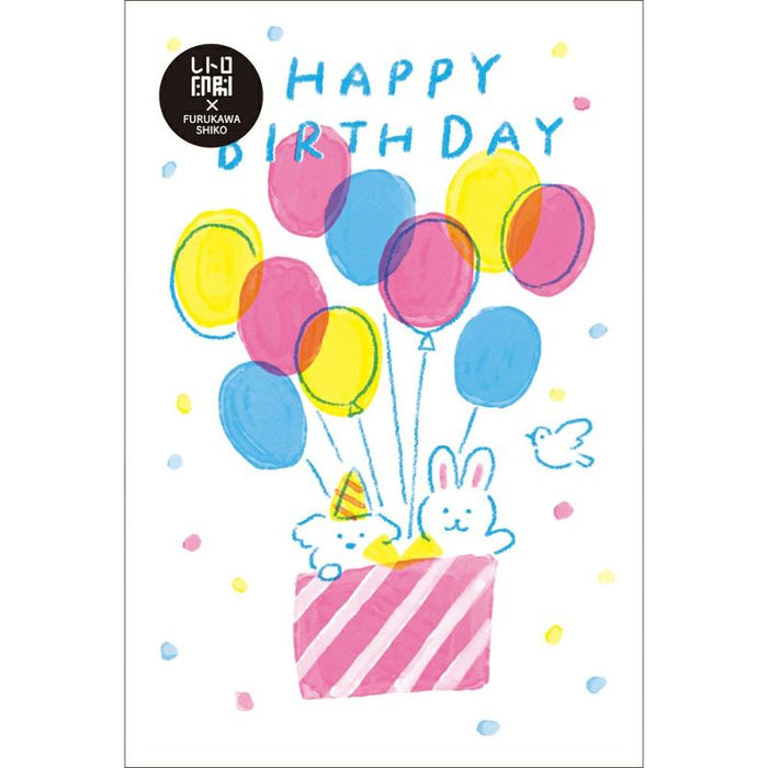 RETRO Printing JAM x Furukawashiko Print Postcard // Birthday