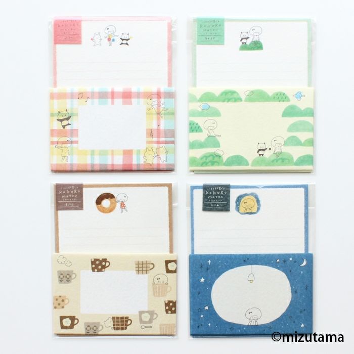 mizutama x Furukawashiko kokoromoyou Letter Set