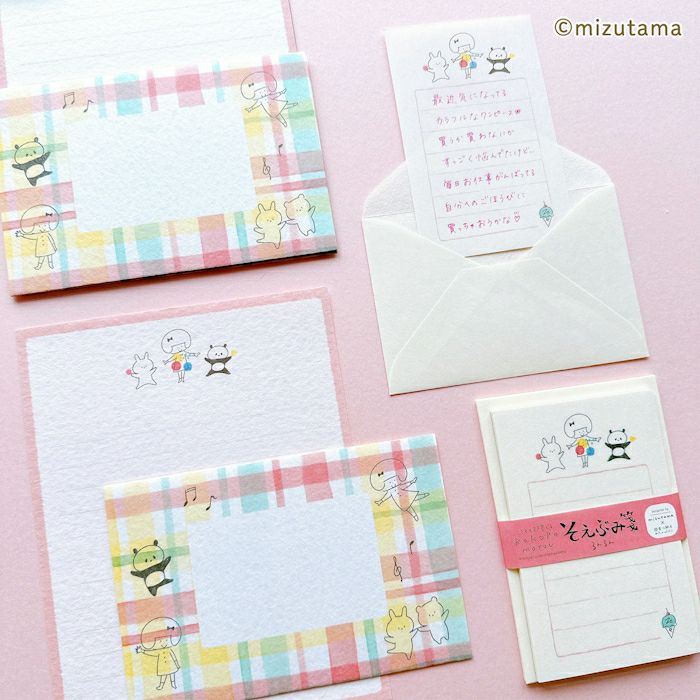 mizutama x Furukawashiko kokoromoyou Letter Set