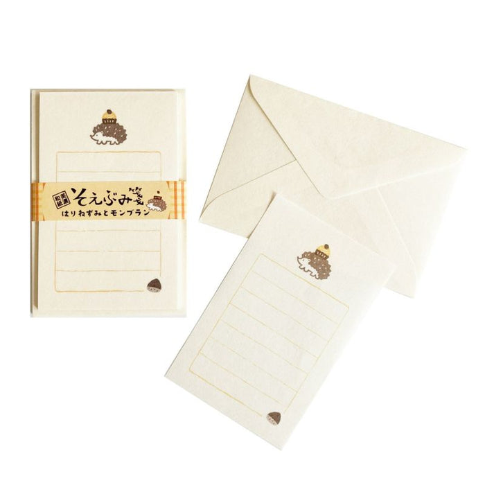 Soebumi-Sen Mini Letter Set // Hedgehog and Mont Blanc