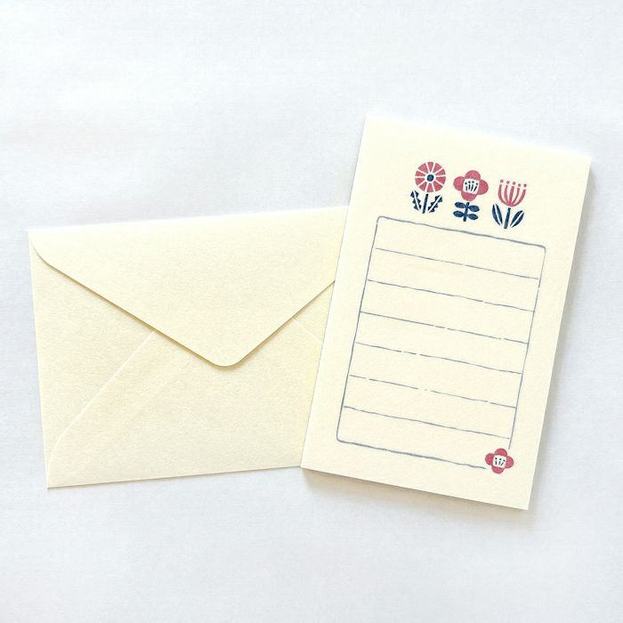 Soebumi-Sen Mini Letter Set // Nordic Flower