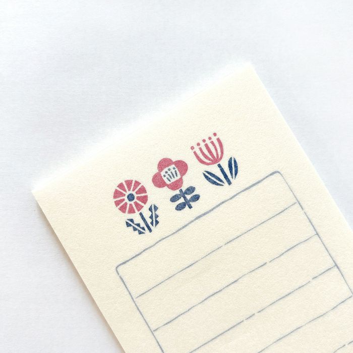 Soebumi-Sen Mini Letter Set // Nordic Flower