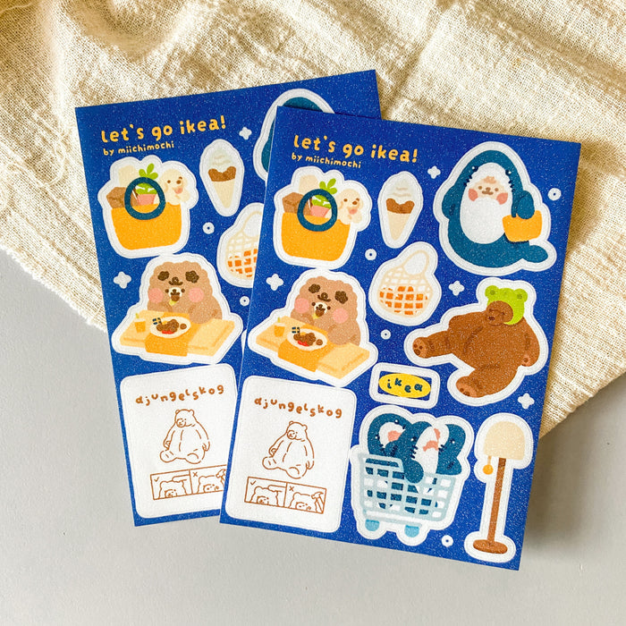 Miichimochi Sticker Sheet // Let's Go Ikea