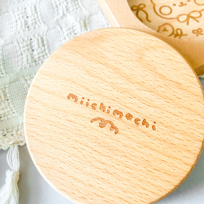 Miichimochi Wooden Coaster // Tea Time