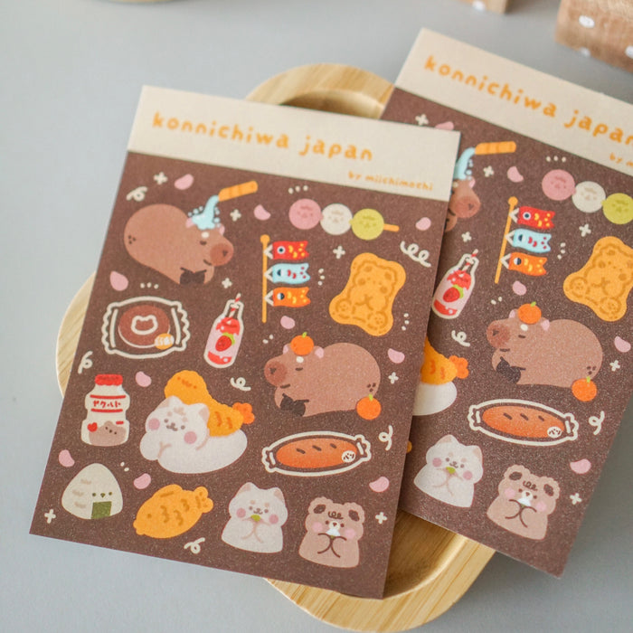 Miichimochi Sticker Sheet // Konnichiwa Japan