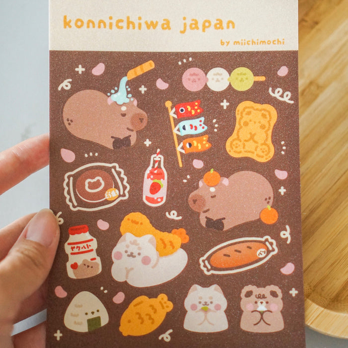 Miichimochi Sticker Sheet // Konnichiwa Japan