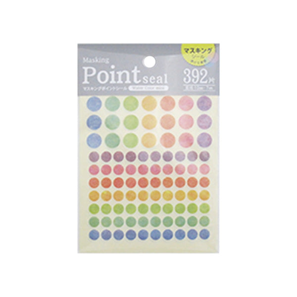 Masking Point Sticker / Watercolor Mini Dot (Mix)