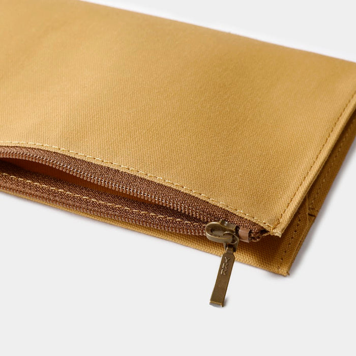 TRAVELER'S FACTORY Cotton Zipper Case Beige // Regular