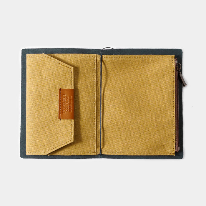 TRAVELER'S FACTORY Cotton Zipper Case Beige // Passport