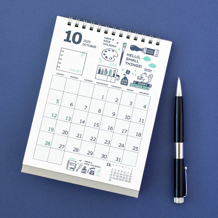 2025 eric small things - Desk Calendar