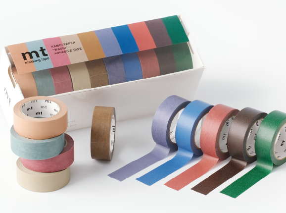 MT10P005 Muted Color Washi Tape