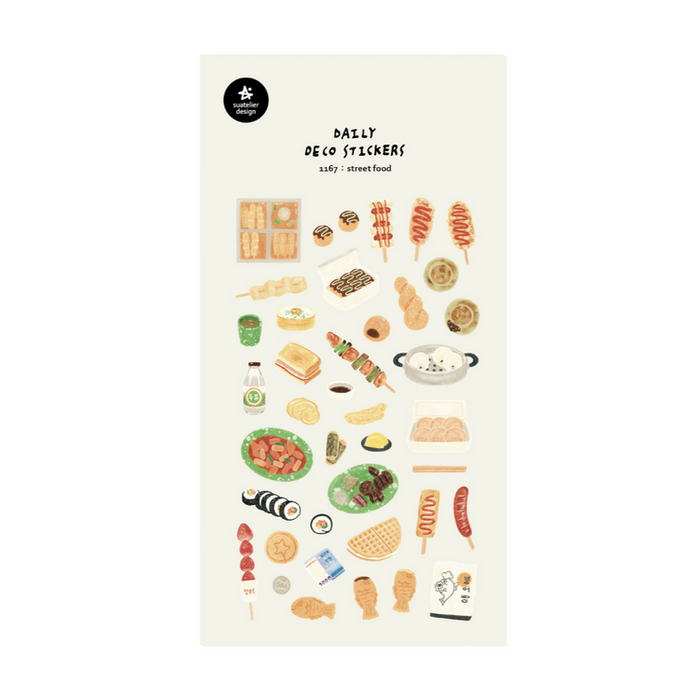 Suatelier Stickers | Street Food