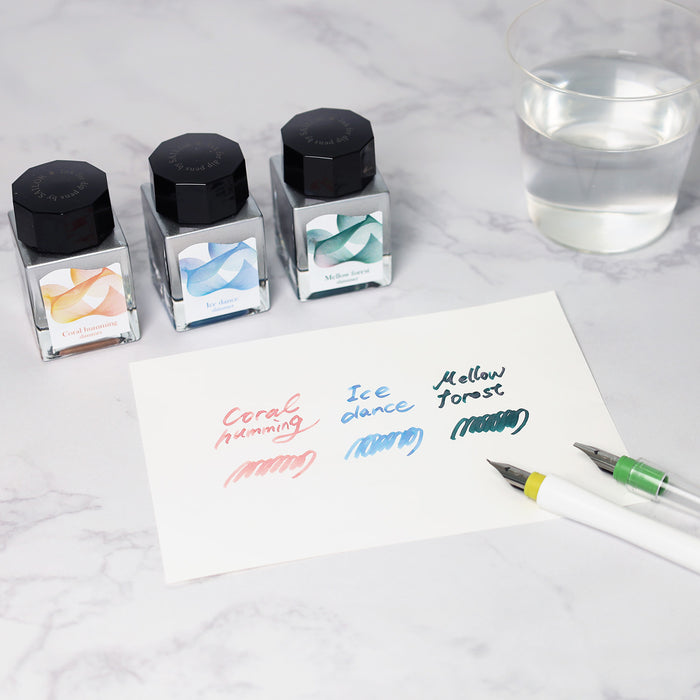 Sailor Dipton Shimmer Ink & Hocoro Dip Pen Set