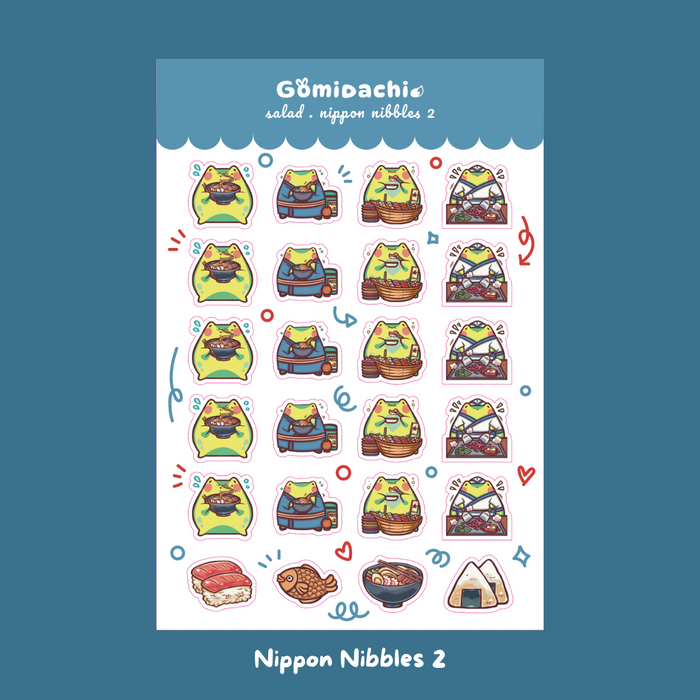 Gomidachi Planner Sticker Sheet // Food is Life