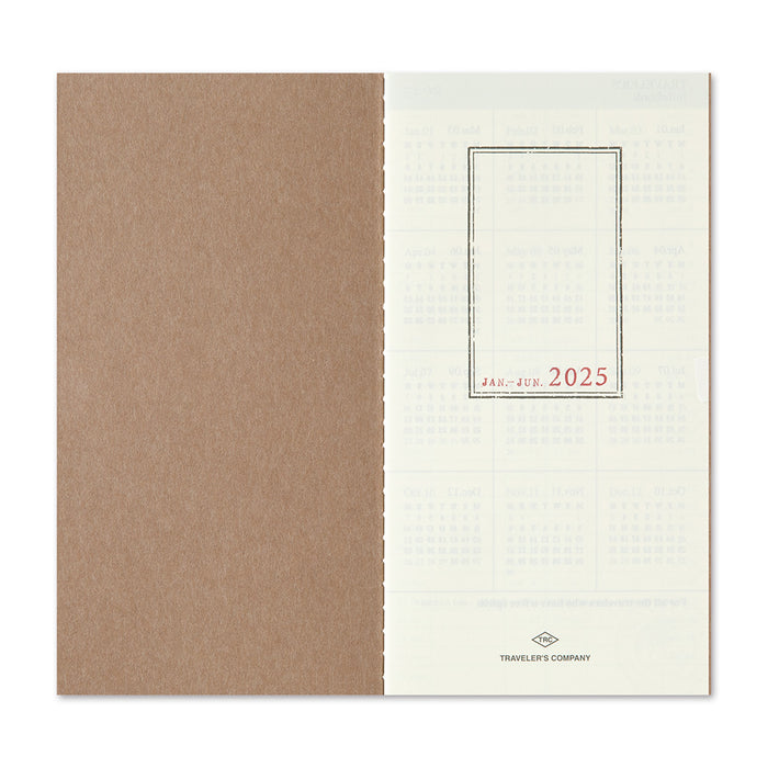 2025 TRAVELER'S notebook Weekly Vertical Refill (Regular)