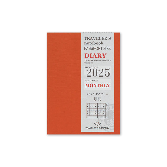 [PRE-ORDER] 2025 TRAVELER'S notebook Monthly Refill (Passport)