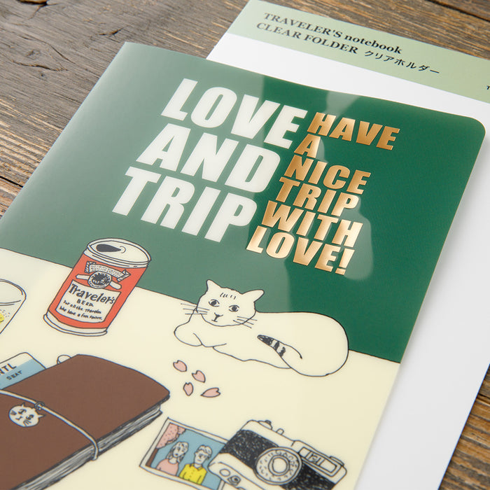 [PRE-ORDER] TRAVELER'S notebook Clear Folder // LOVE AND TRIP