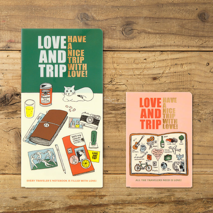 TRAVELER'S notebook Clear Folder // LOVE AND TRIP