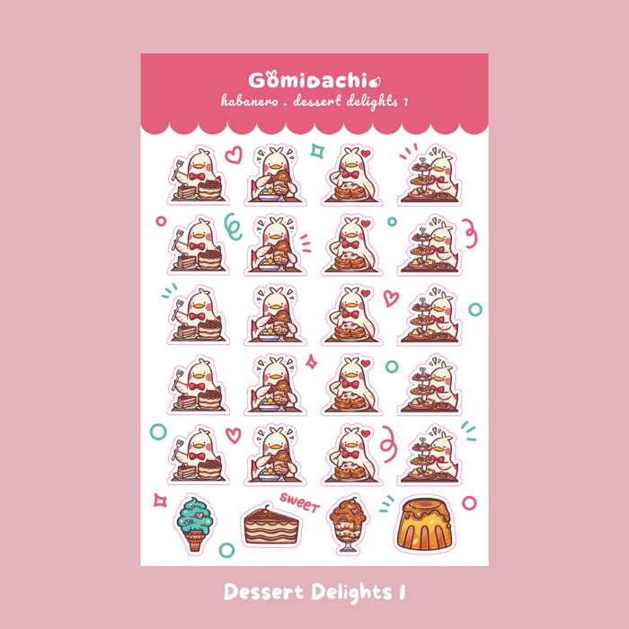 Gomidachi Planner Sticker Sheet // Food is Life