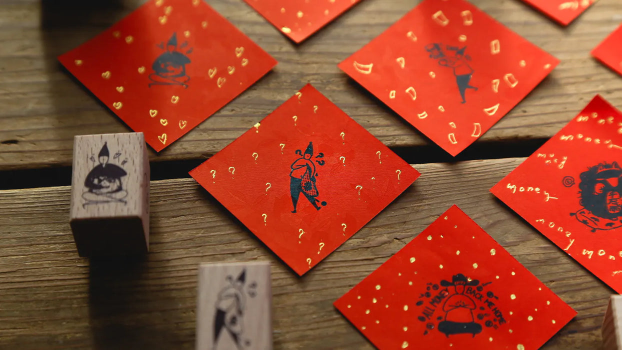 modaizhi 默代誌 Rubber Stamp Set // Money Elf