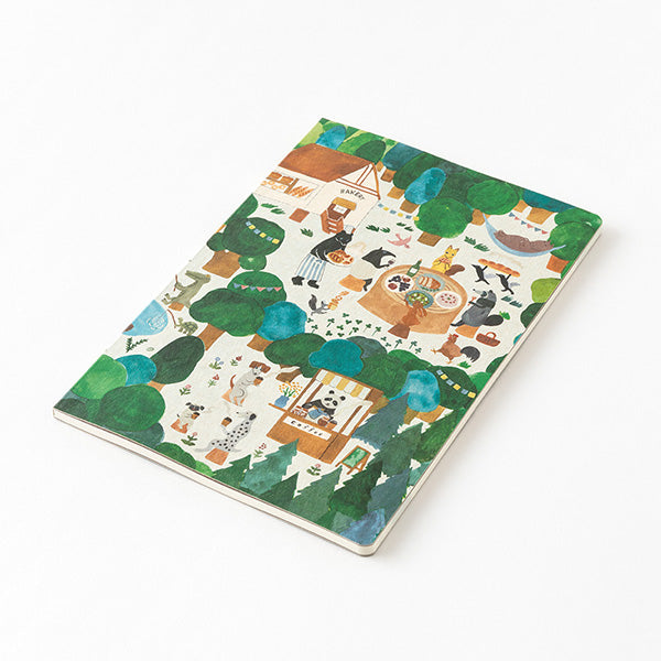 Midori Yuru Log Notebook <B6>  Forest Animal