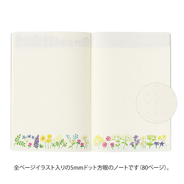 Midori Yuru Log Notebook <B6>  Scandinavia