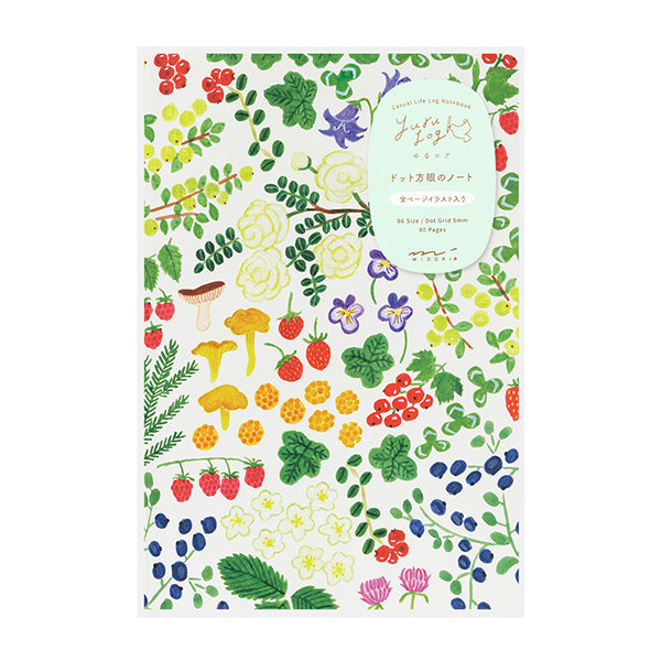 Midori Yuru Log Notebook <B6>  Scandinavia