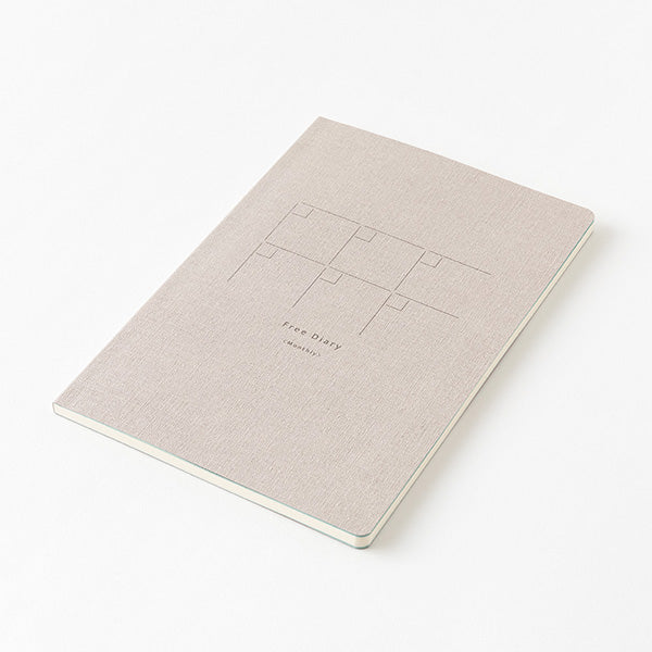 Midori Yuru Log Notebook <B6> Monthly Free Diary