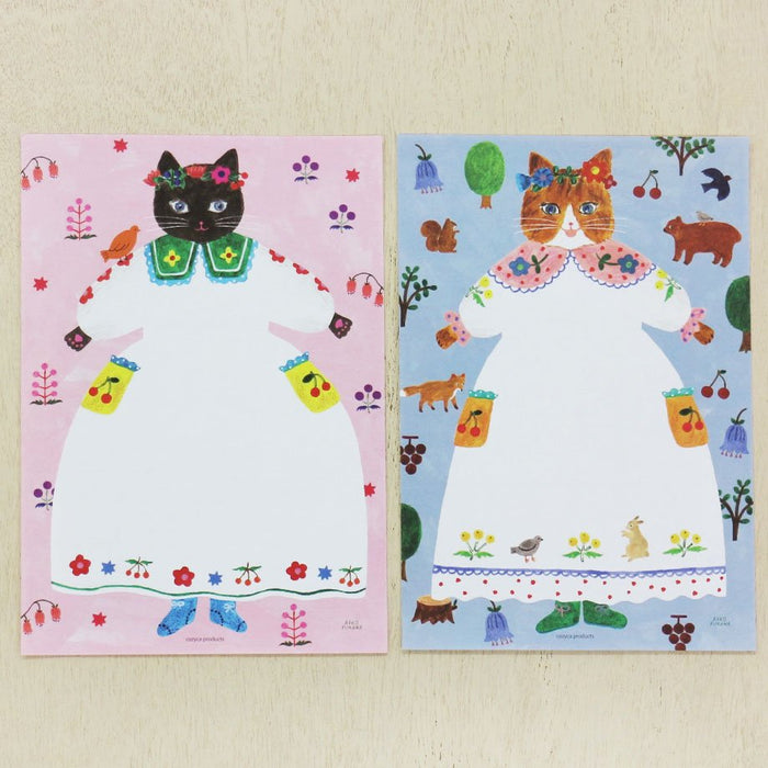 Aiko Fukawa Letter Pad // cat and onepiece