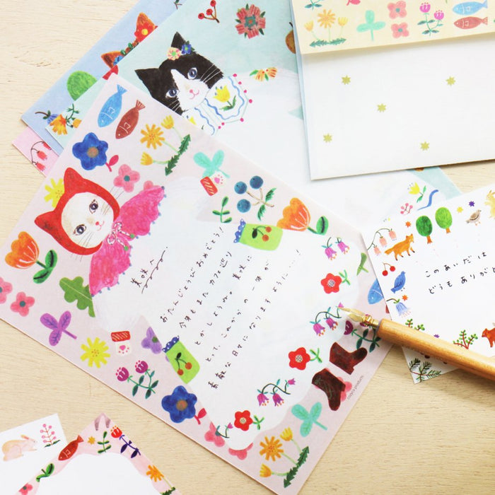 Aiko Fukawa Letter Pad // cat and onepiece