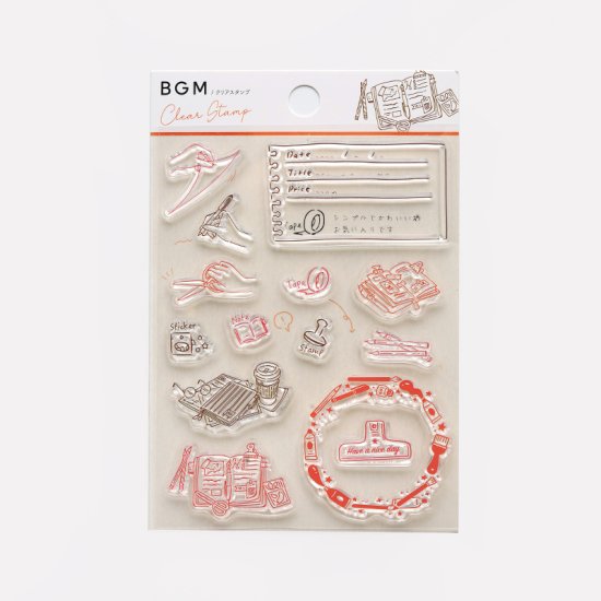 BGM Clear Stamp | Stationery