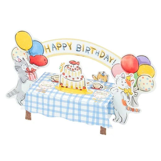 Greeting Life Pop-Up Birthday Card // Celebrations (Cat)