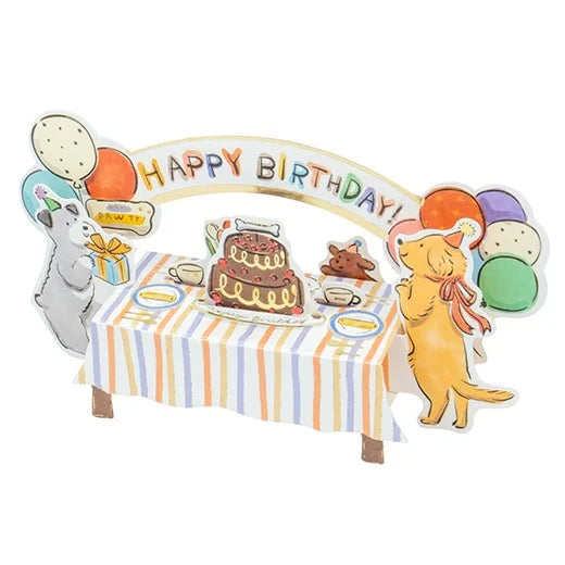 Greeting Life Pop-Up Birthday Card // Celebrations (Dog)