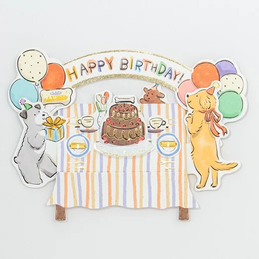 Greeting Life Pop-Up Birthday Card // Celebrations (Dog)