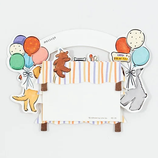 Greeting Life Pop-Up Birthday Card // Celebrations (Dog)