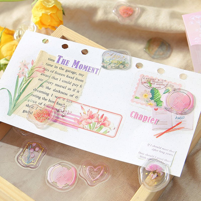 BGM Flake Stickers | Flower Jewel Box