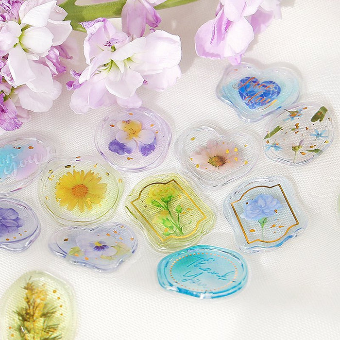 BGM Flake Stickers | Flower Jewel Box