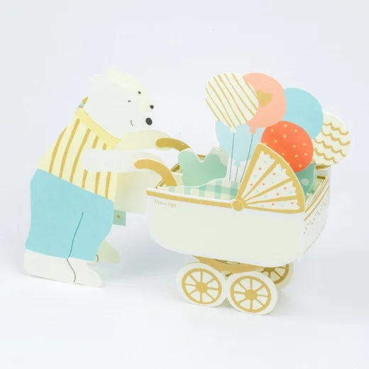 Greeting Life Pop-up Card // Polar Bear