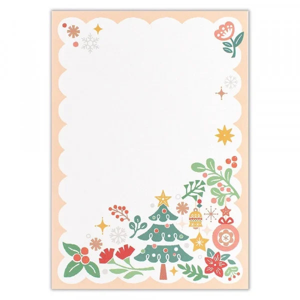 Christmas Greeting Card (Gold Foil) // Xmas Motifs